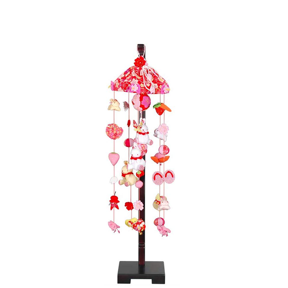 Amazon | つるし雛 つるし飾り 雛人形 桜うさぎ 中サイズ (高さ90cm